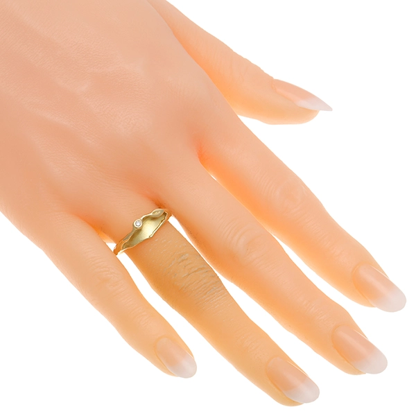 Diamantring, 18K, Gelbgold, Brillant