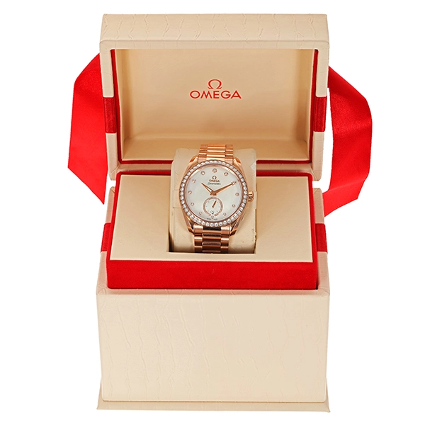 Damenuhr, Omega 'Seamaster Aqua Terra' Sedna Gold