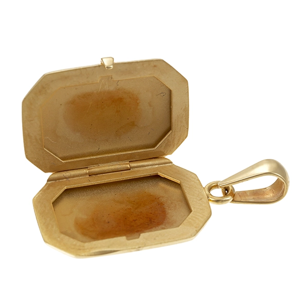Medaillon, 14K, Gelbgold