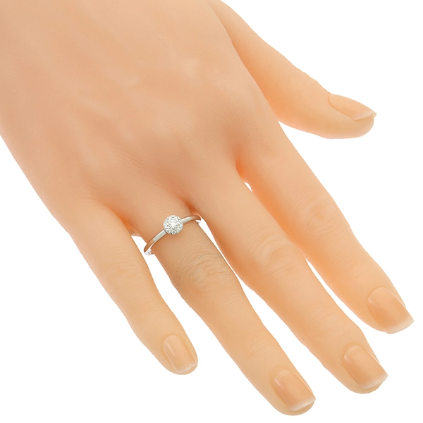 Diamantring, 18K, Weißgold, Brillanten