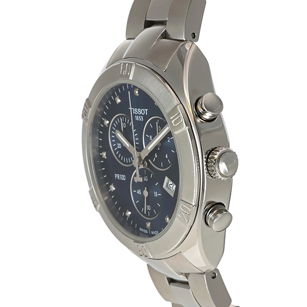 Herrenuhr, Tissot 'PR100' Quartz-Chrono