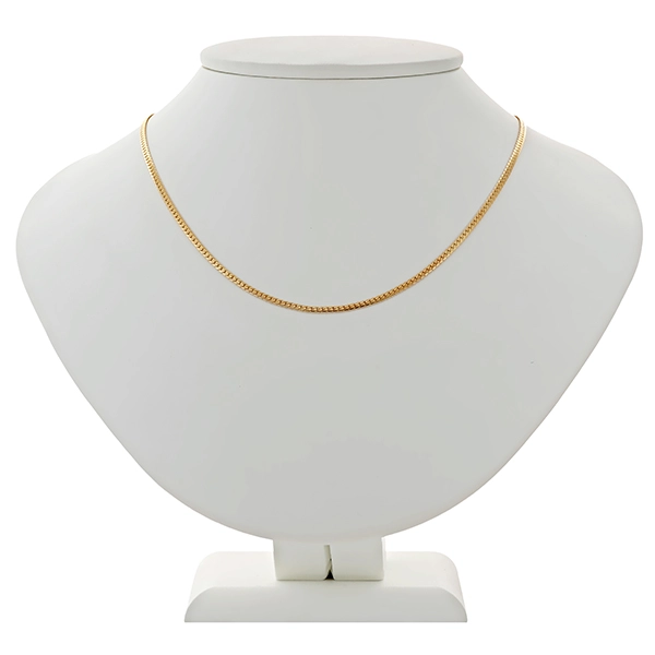 Collierkette, 14K, Gelbgold, Panzer-