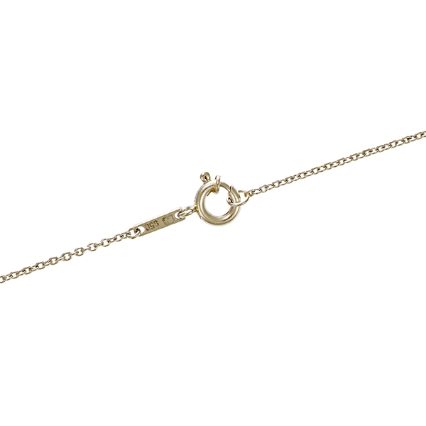 Collier, Pt950, Platin/Gelbgold, Brillant, Anker-