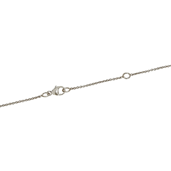 Collier, 14K, Weißgold, Brillanten, 0,17ct
