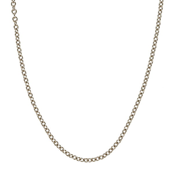 Collierkette, 14K, Weißgold