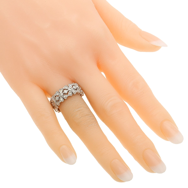 Diamantring, 14K, Weißgold, Brillanten 0,47 ct