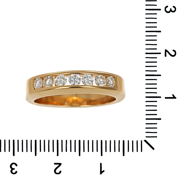 Diamantring, 14K, Gelbgold, Brillanten 0,49 ct, Christ