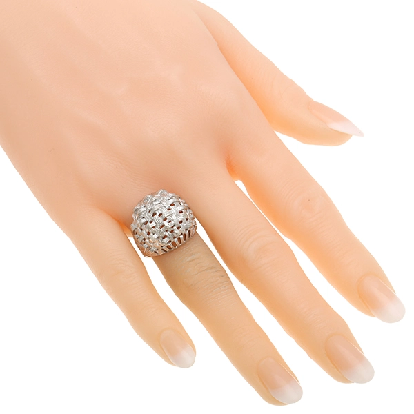 Ring, 14K, Weißgold