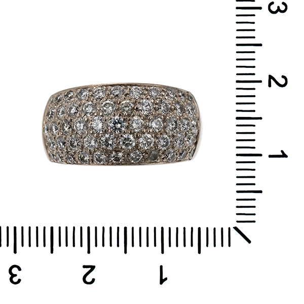Diamantring, 18K, Weißgold, Brillanten, Wempe