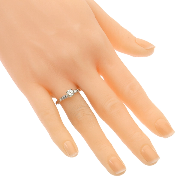 Diamantring, 18K, Weißgold, Brillanten