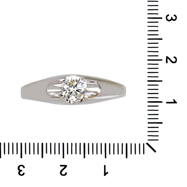 Brillantring, 14K, Weißgold, U56
