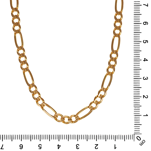 Kette, 14K, Gelbgold, Figaro-