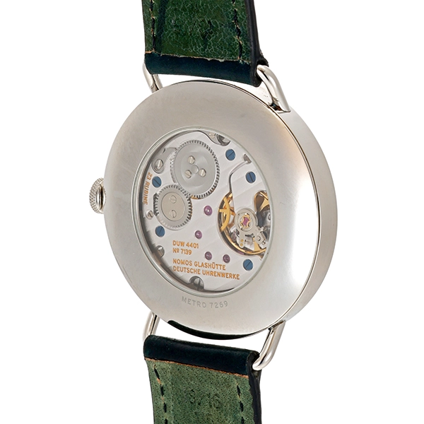 Herrenuhr Nomos 'Metro Datum Gangreserve' Handaufzug