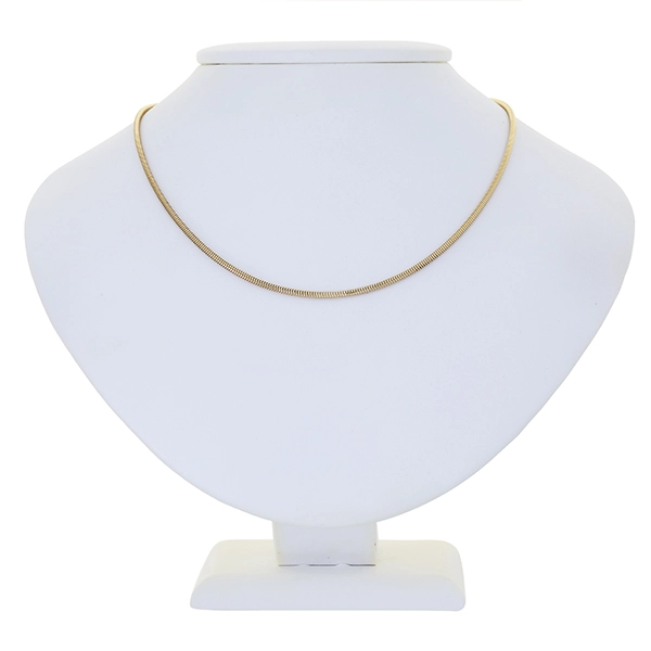 Goldkette, 14K, Gelbgold, Schlangen-