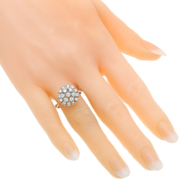 Diamantring, 14K, Weißgold, Brillanten 1,00 ct