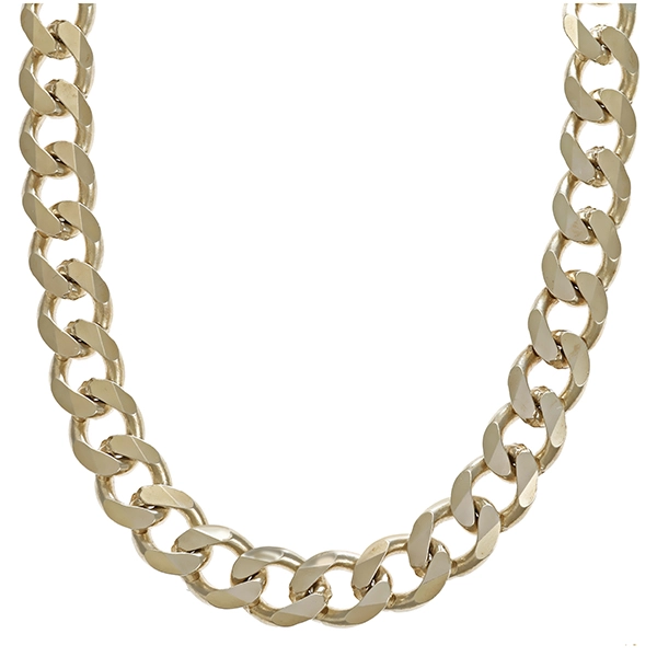 Kette, 925, Silber, Flachpanzer-