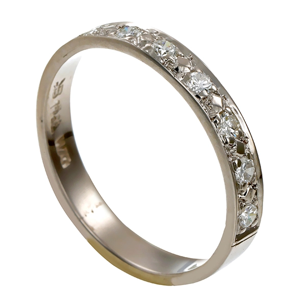 Diamantring, 18K, Weißgold, Brillanten 0,28 ct
