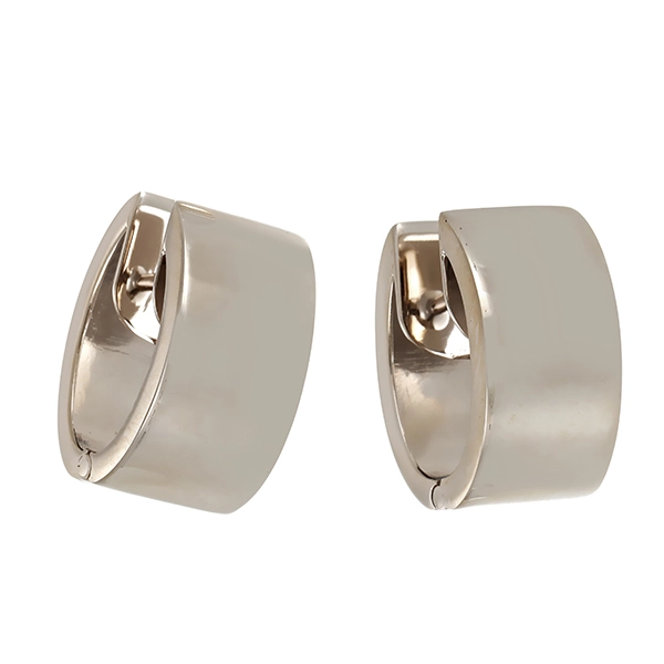 Creolen, 18K, Weißgold