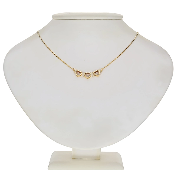 Collier, 14K, Gelbgold, Herz