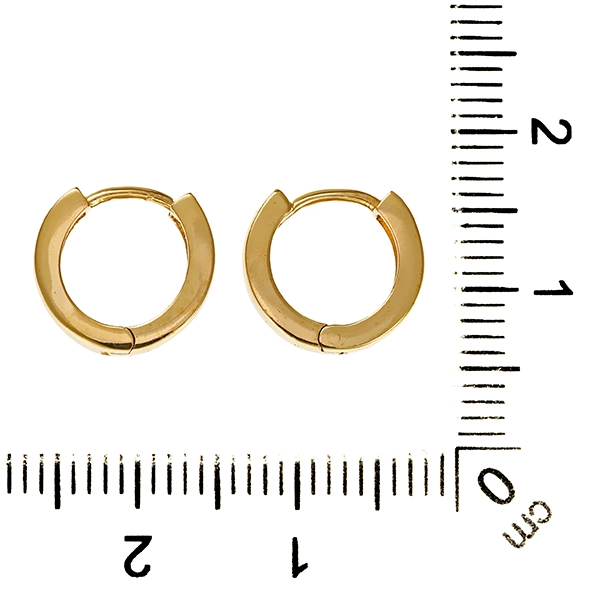 Creolen, 14K, Gelbgold
