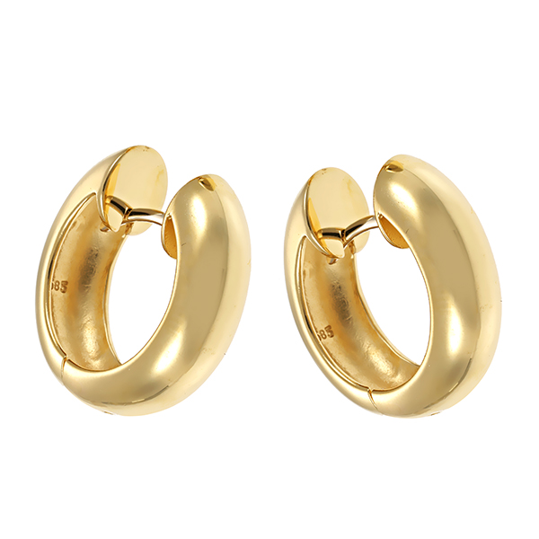 Creolen, 14K, Gelbgold