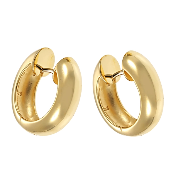 Creolen, 14K, Gelbgold