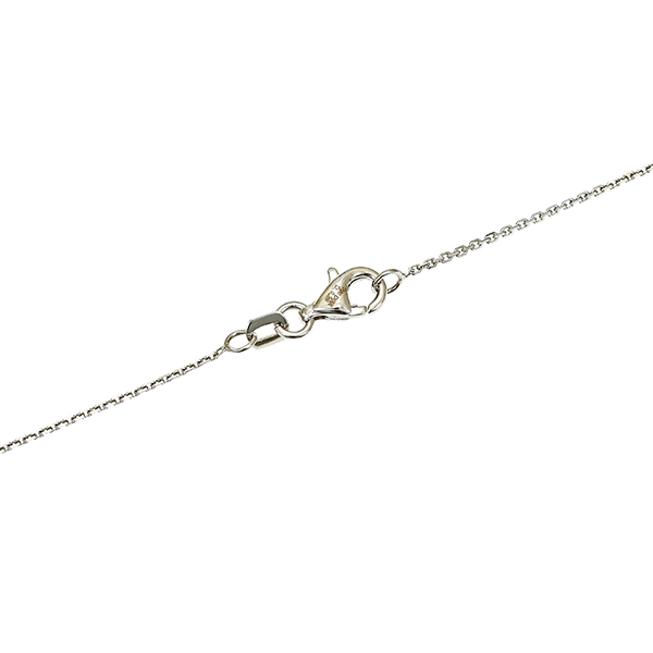 Collier, 14K, Weißgold, Brillant