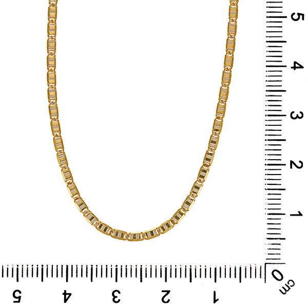 Collierkette, 18K, Gelb-/Weißgold
