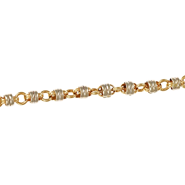 Armband, 14K, Gelb-/Weißgold