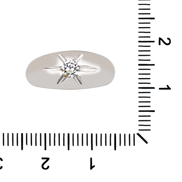 Diamantring, 14K, Weißgold, Brillant 0,20 ct