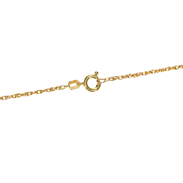 Collier, 8K, Gelbgold, Granat