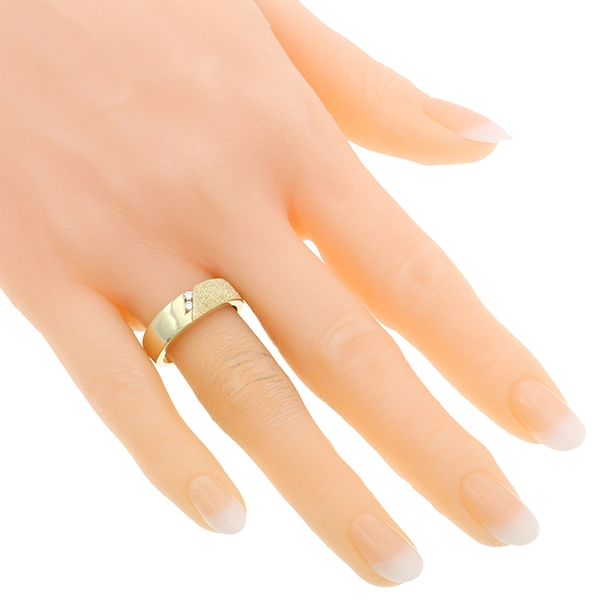 Diamantring, 14K, Gelbgold, Brillant