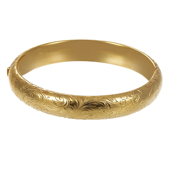 Armreif, 14K, Gelbgold