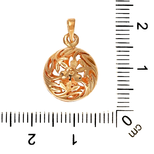 Anhänger, 14K, Rotgold