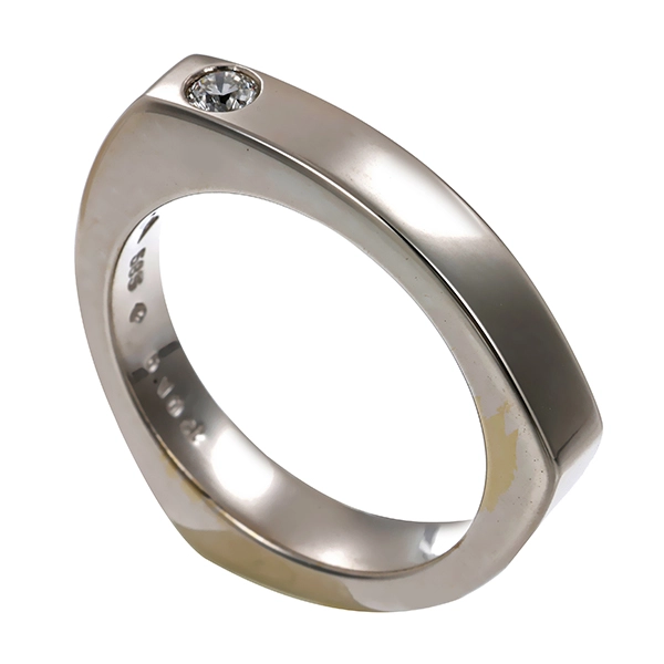 Diamantring, 14K, Weißgold, Brillant