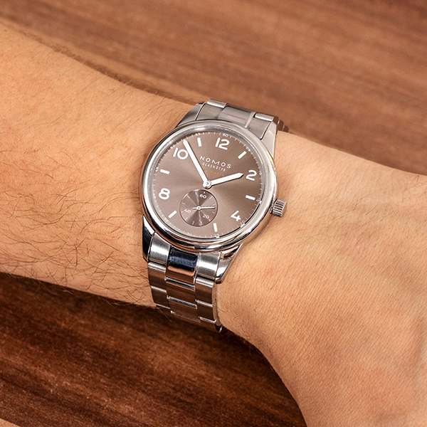 Herrenuhr Nomos Glashütte 'Club Sport Neomatik 3 9 Smoke'