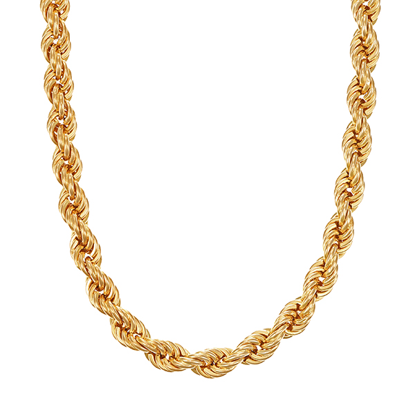 Kette, 14K, Gelbgold, Kordel-