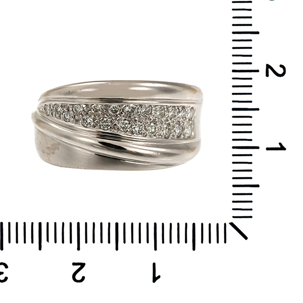 Diamantring, 14K, Weißgold, Brillant