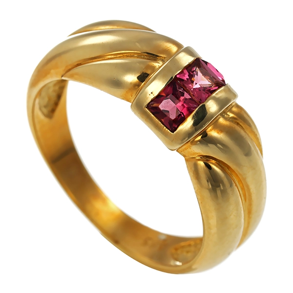 Ring, 14K, Gelbgold, Turmalin