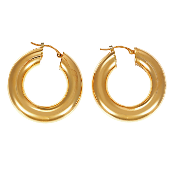 Creolen, 18K, Gelbgold 