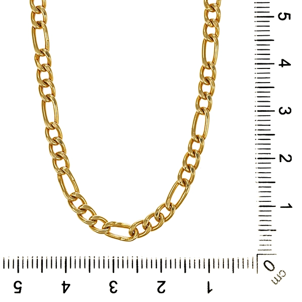 Kette, 18K, Gelbgold, Figaro