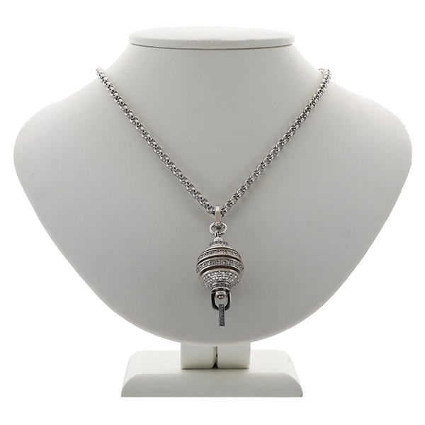 Collier, 925, Silber, Zirkonia