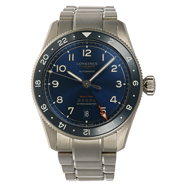 Herrenuhr, Longines, 'Spirit Zulu Time', Automatik