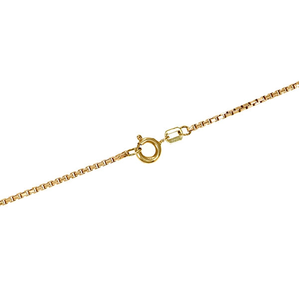 Collierkette, 14K, Gelbgold, Venezianer-