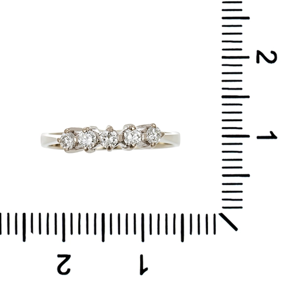 Diamantring, 18K, Weißgold, Brillanten 0,25 ct