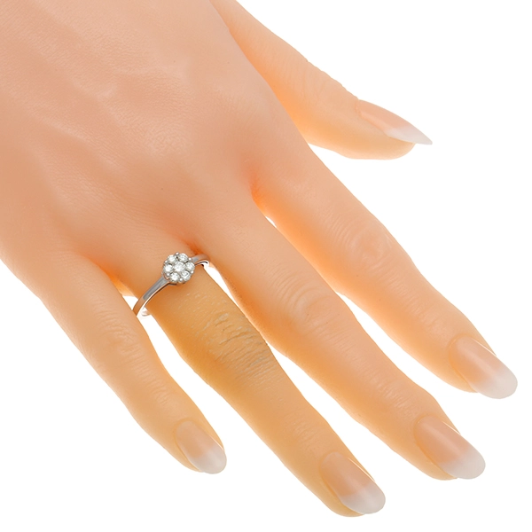 Diamantring, 14K, Weißgold, Brillanten 0,25 ct
