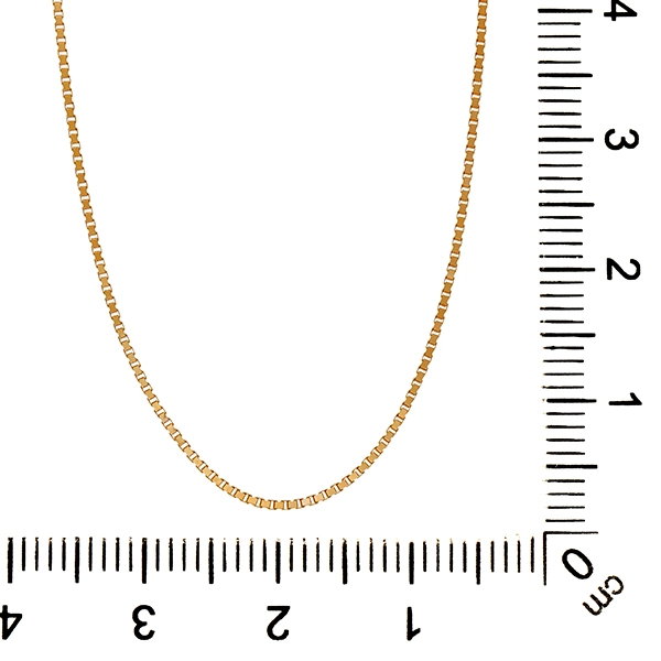 Collierkette, 14K, Gelbgold, Venezianer-