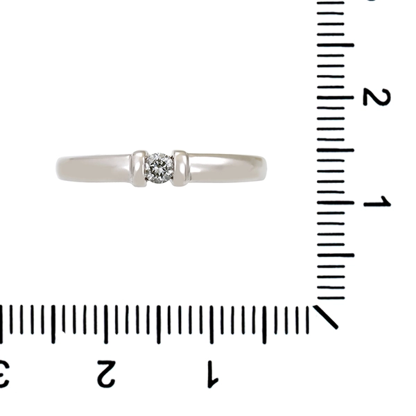 Diamantring, 18K, Gelb-/Weißgold, Brillant