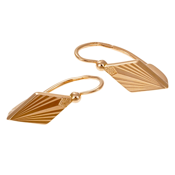 Ohrhänger, 14K, Rotgold
