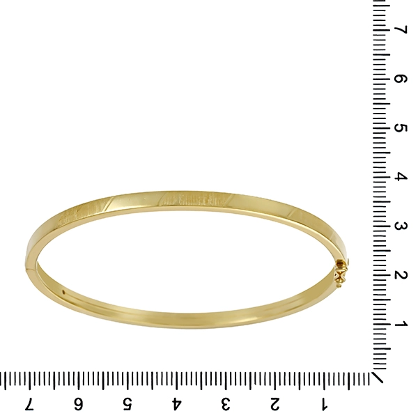 Armreif, 14K, Gelbgold